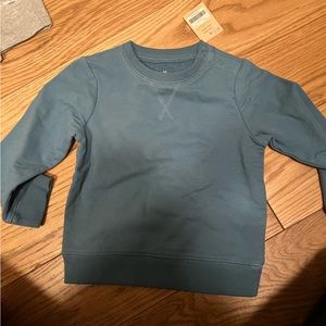 NWT Primary Steel Blue Sweatshirt 18-24 months